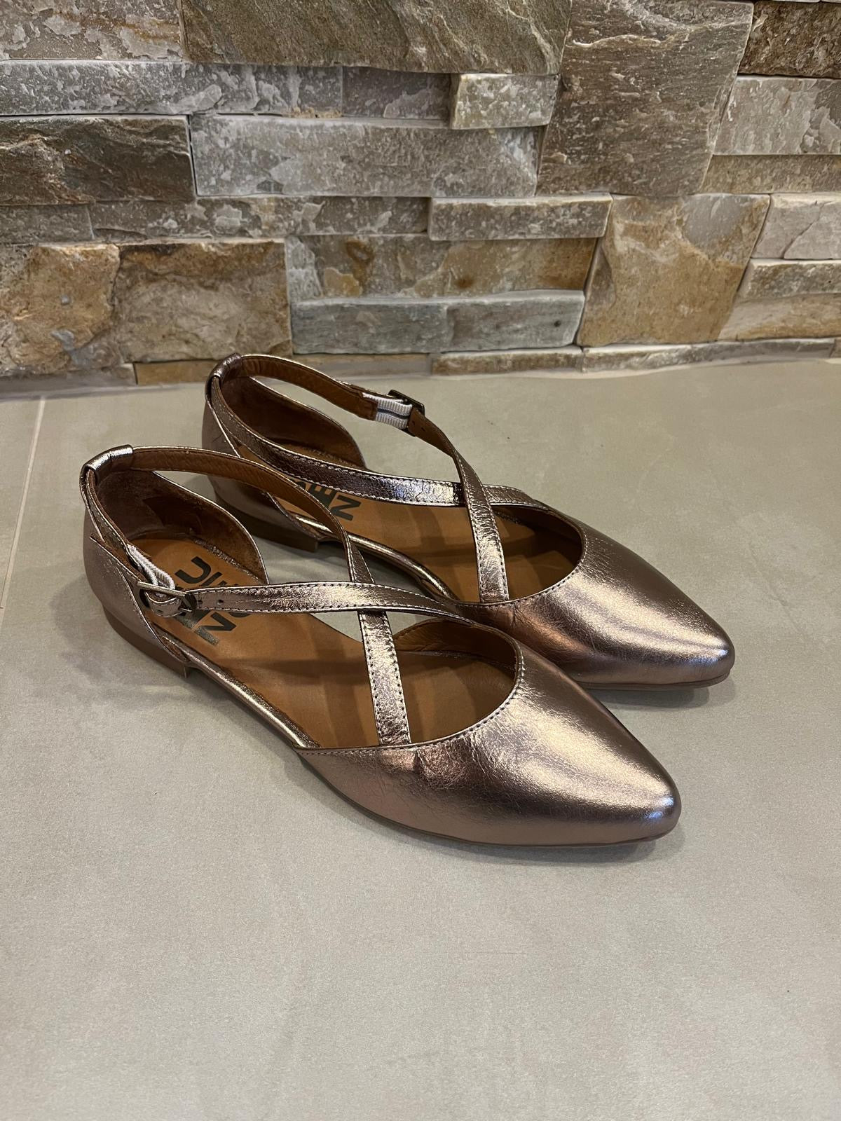 Ballerina donna bronzo-BUENO - Calzature principe