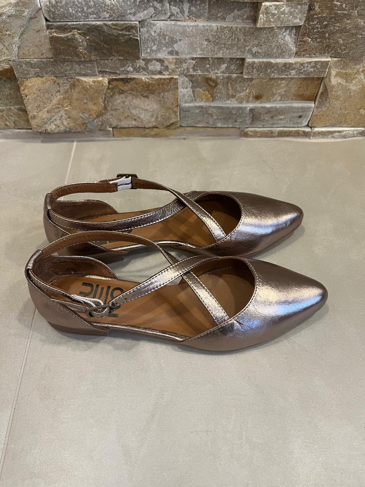 Ballerina donna bronzo-BUENO - Calzature principe