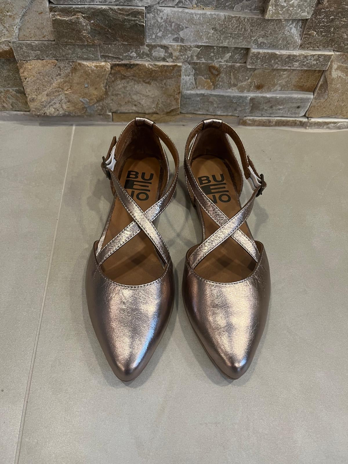 Ballerina donna bronzo-BUENO - Calzature principe
