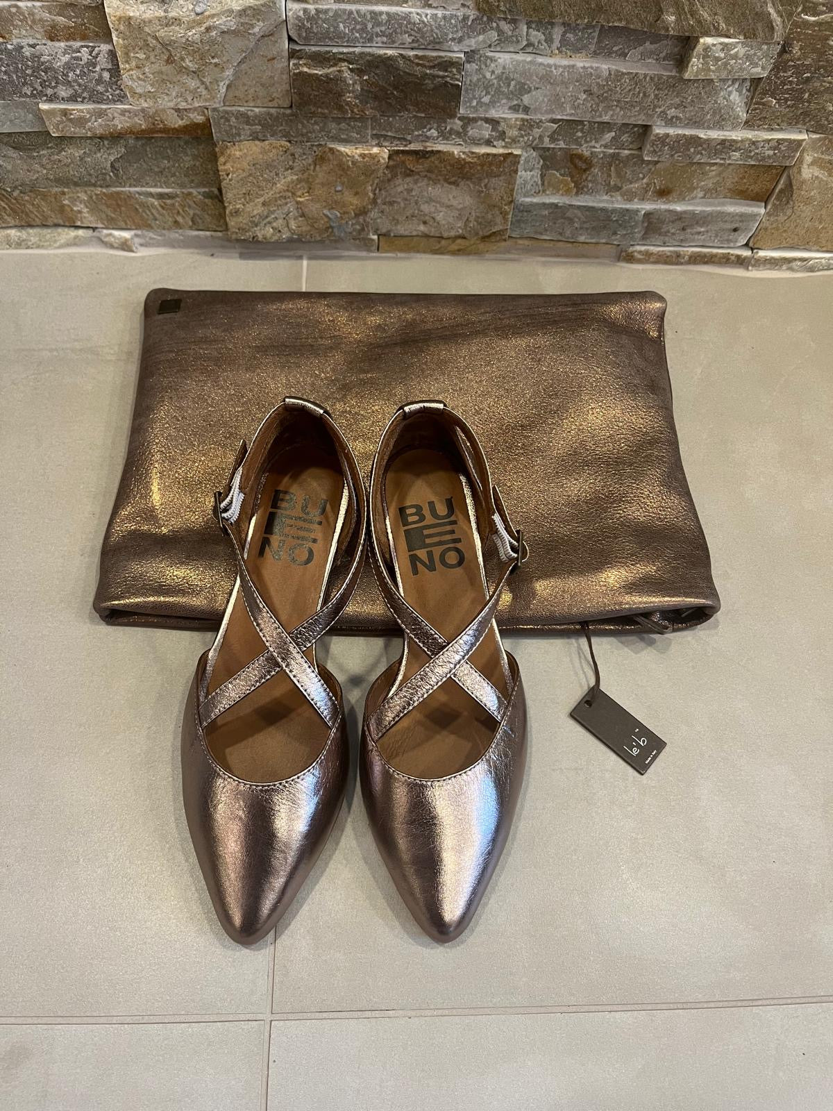 Ballerina donna bronzo-BUENO - Calzature principe