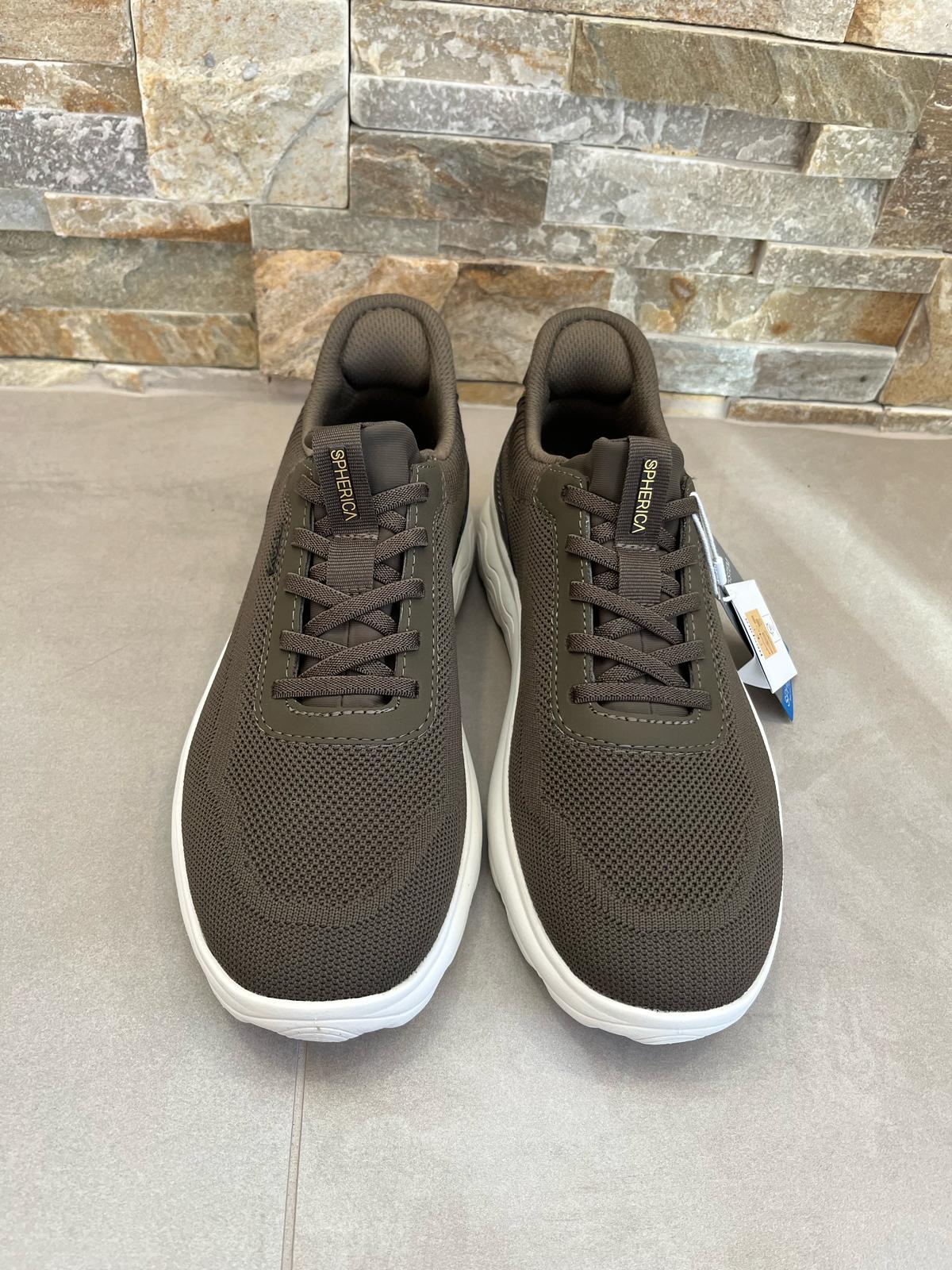Sneakers uomo Geox Spherica Plus verde-GEOX - Calzature principe