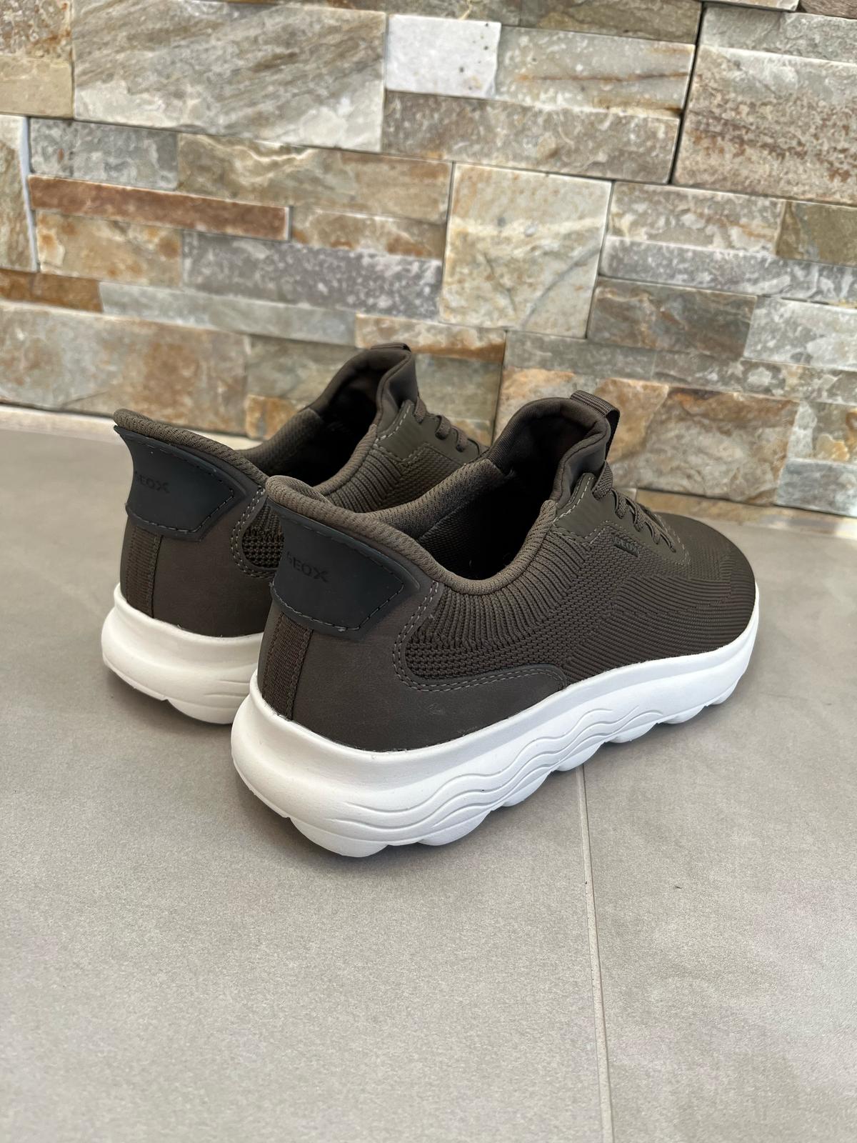 Sneakers uomo Geox Spherica Plus verde-GEOX - Calzature principe