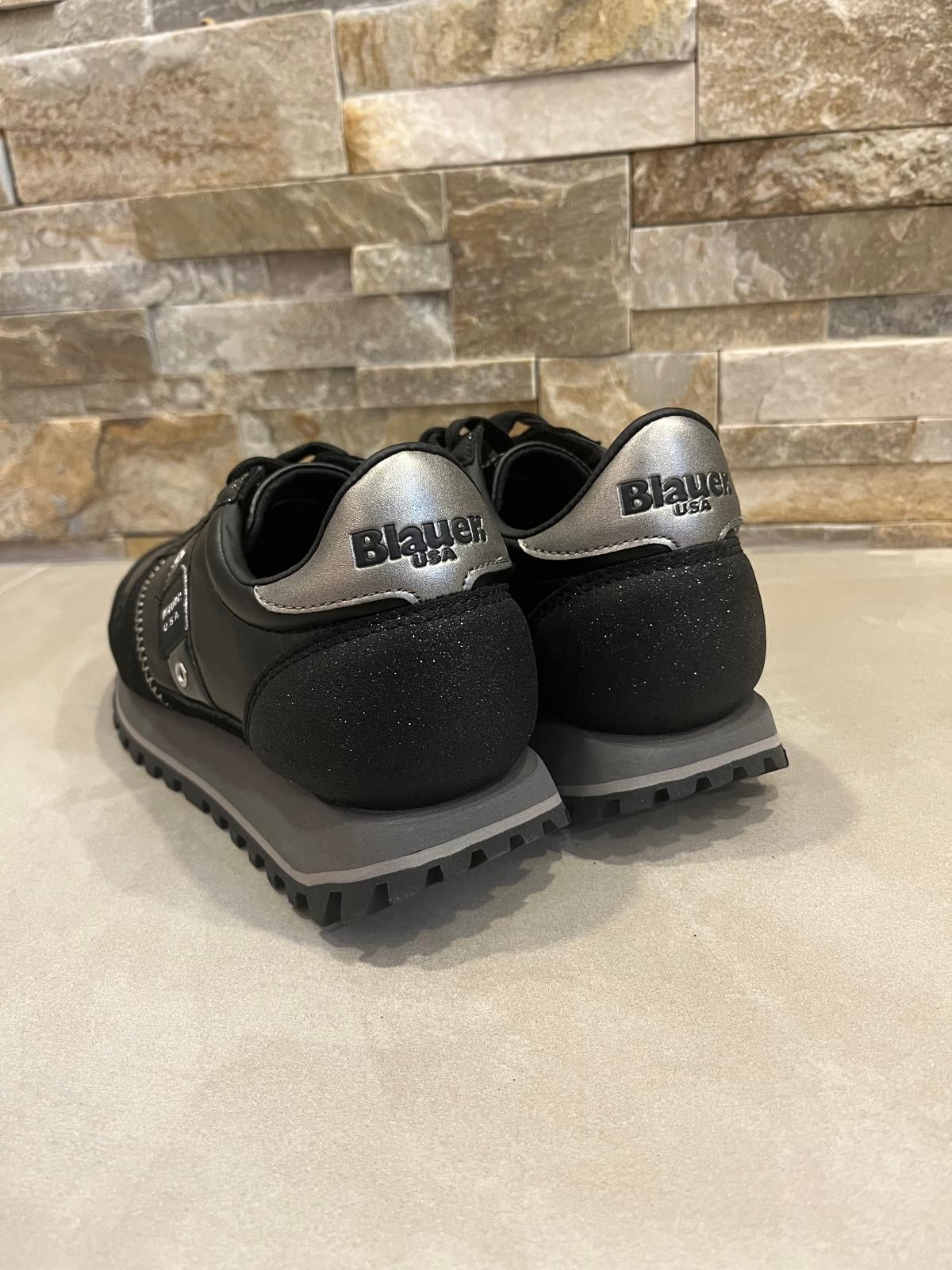 Sneakers donna nera-BLAUER - Calzature principe