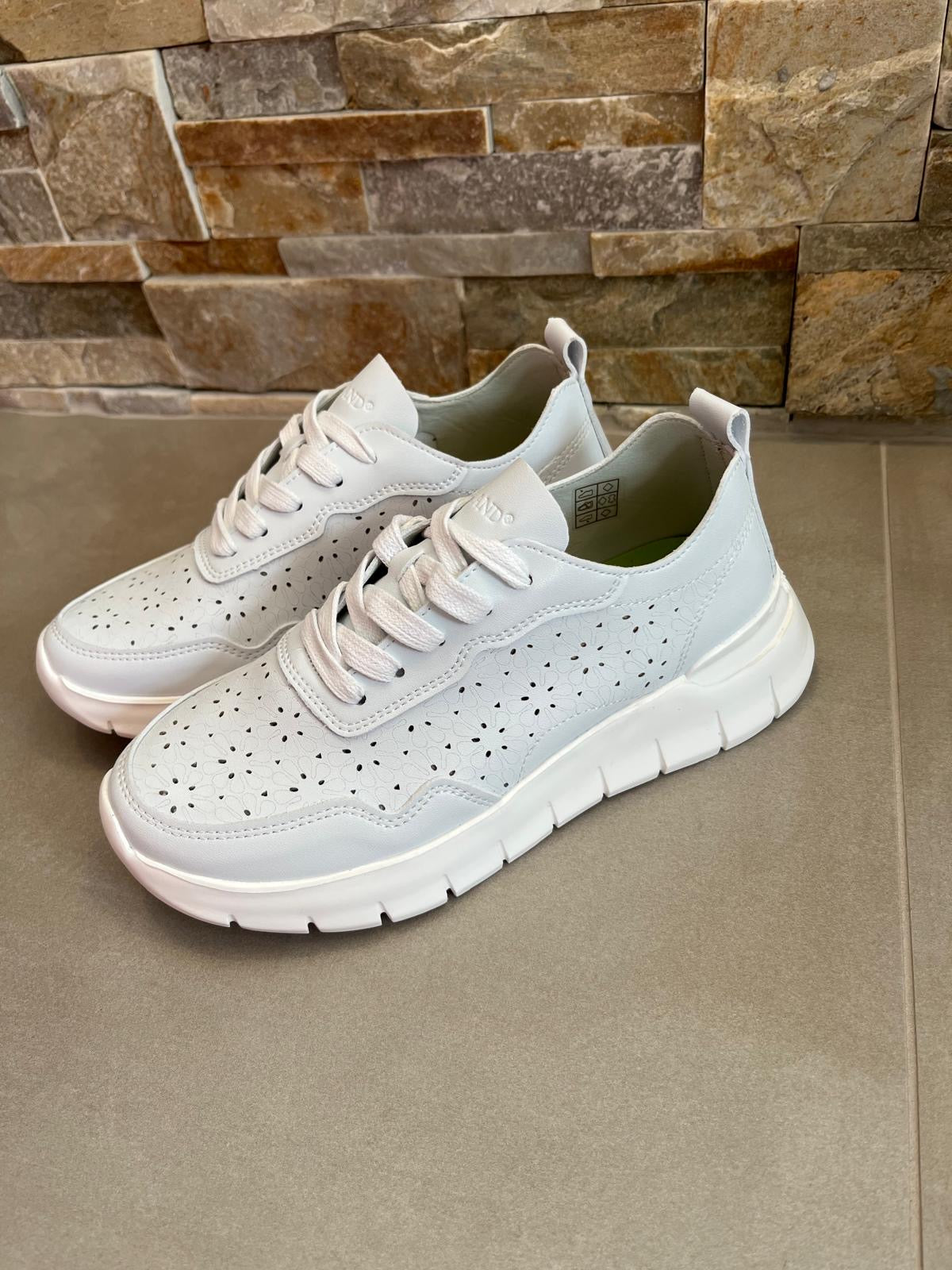 Sneakers donna bianche-GRUNLAND - Calzature principe