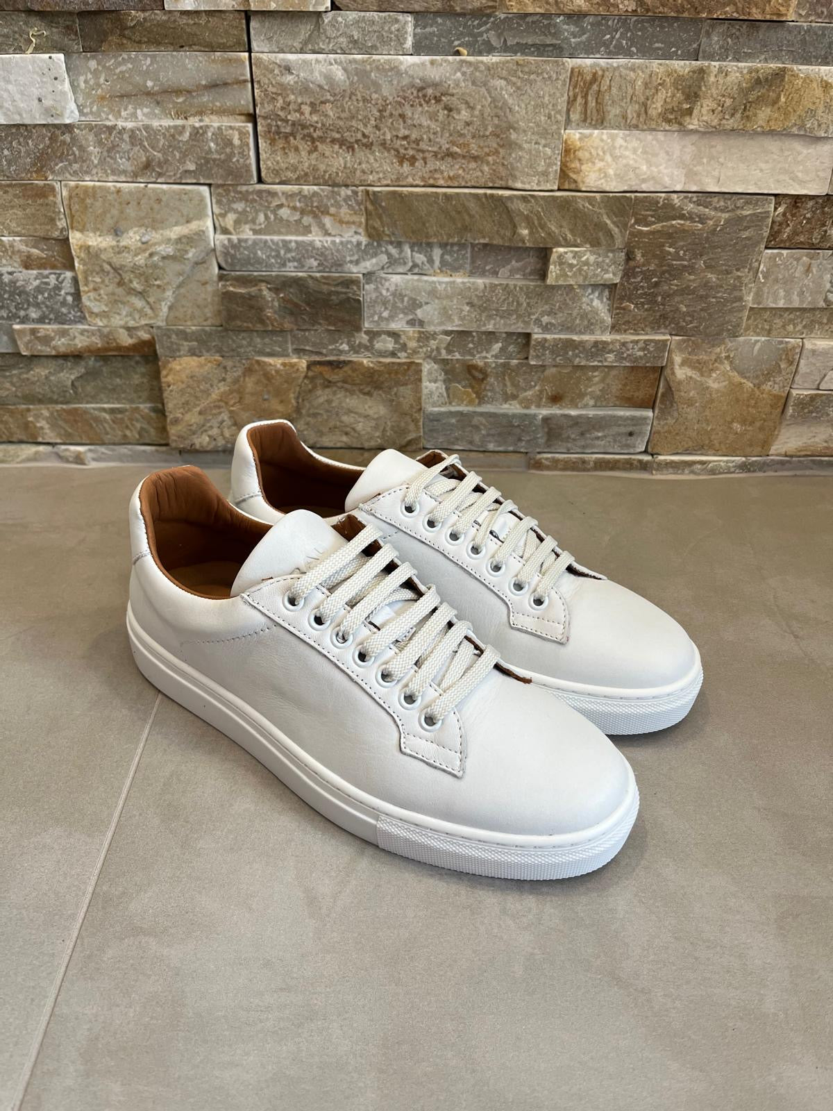 Sneakers uomo bianche-FRAU - Calzature principe