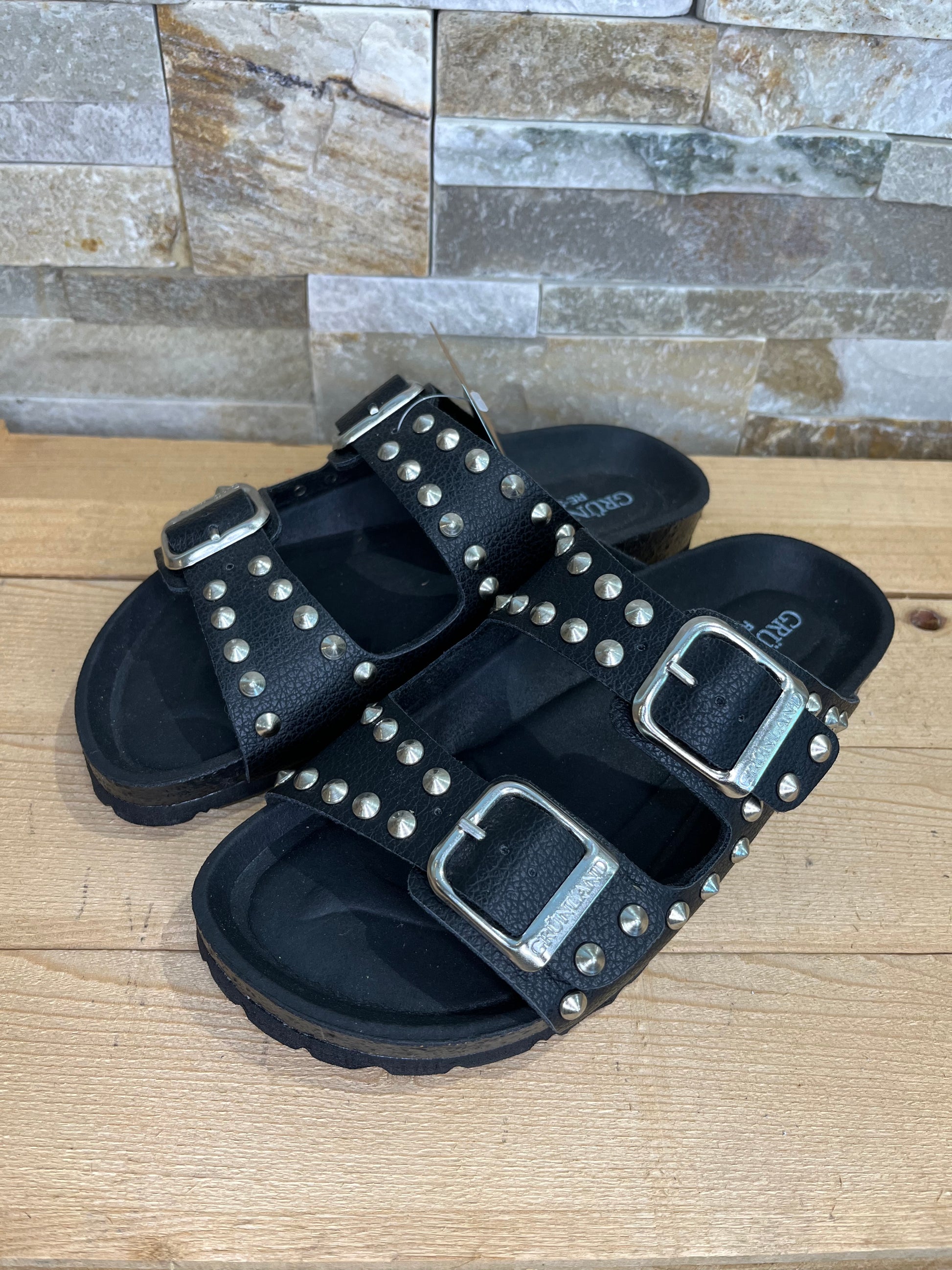 Ciabatta donna borchie - GRUNLAND - Calzature principe