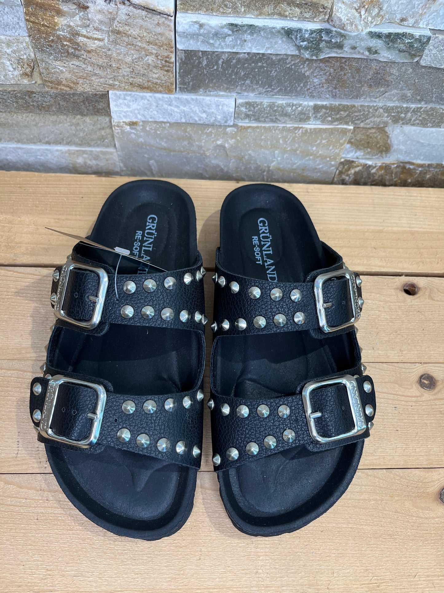 Ciabatta donna borchie - GRUNLAND - Calzature principe