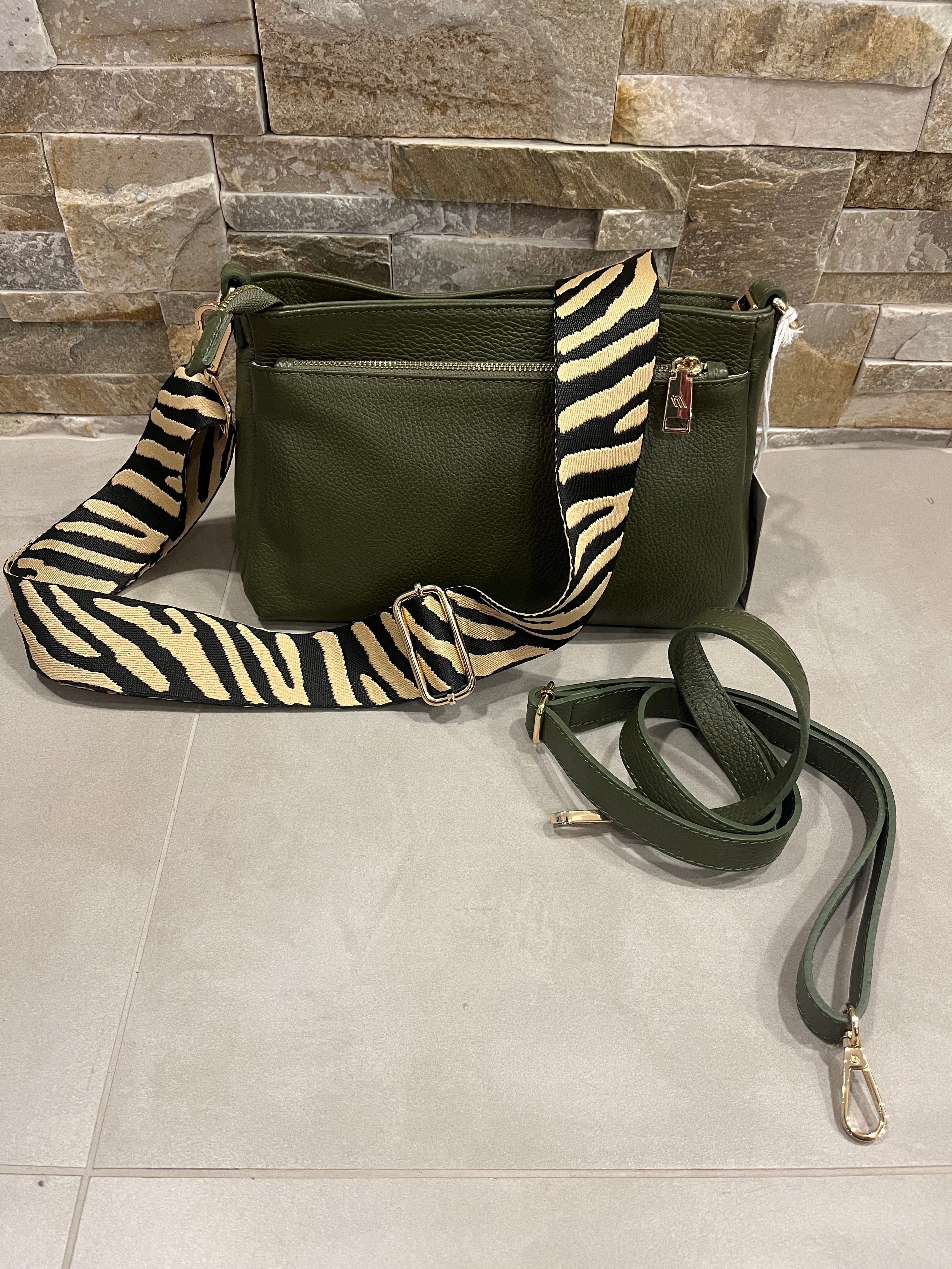 Tracolla in pelle - FRAU - Calzature principe