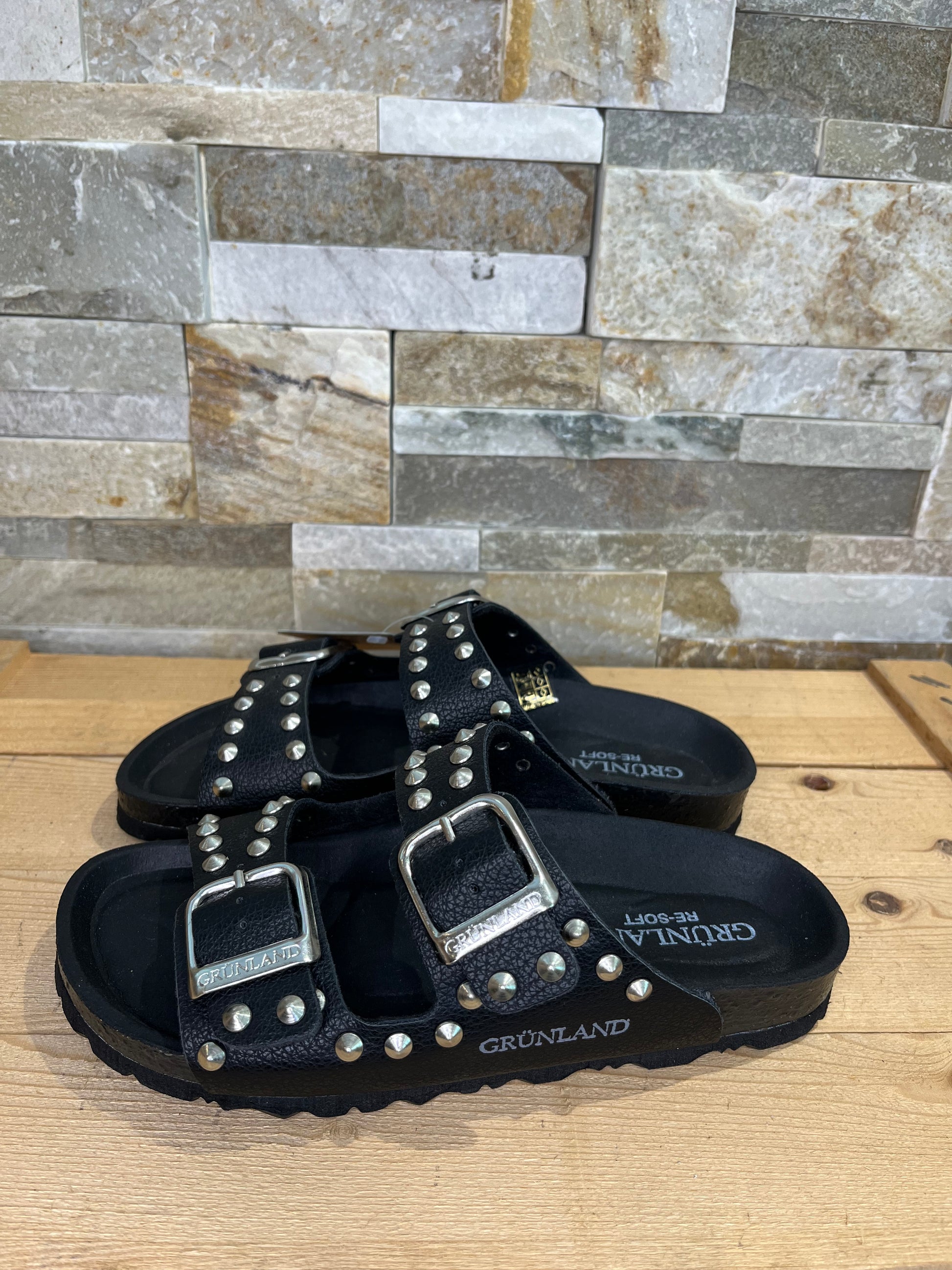 Ciabatta donna borchie - GRUNLAND - Calzature principe