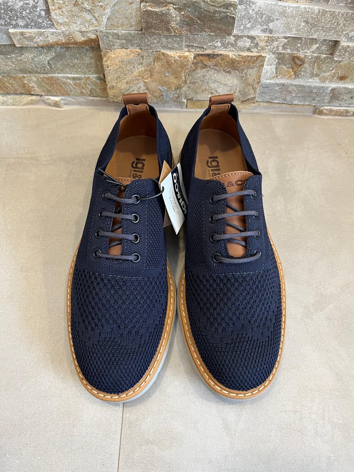 Sneakers uomo blu-IGI&CO - Calzature principe