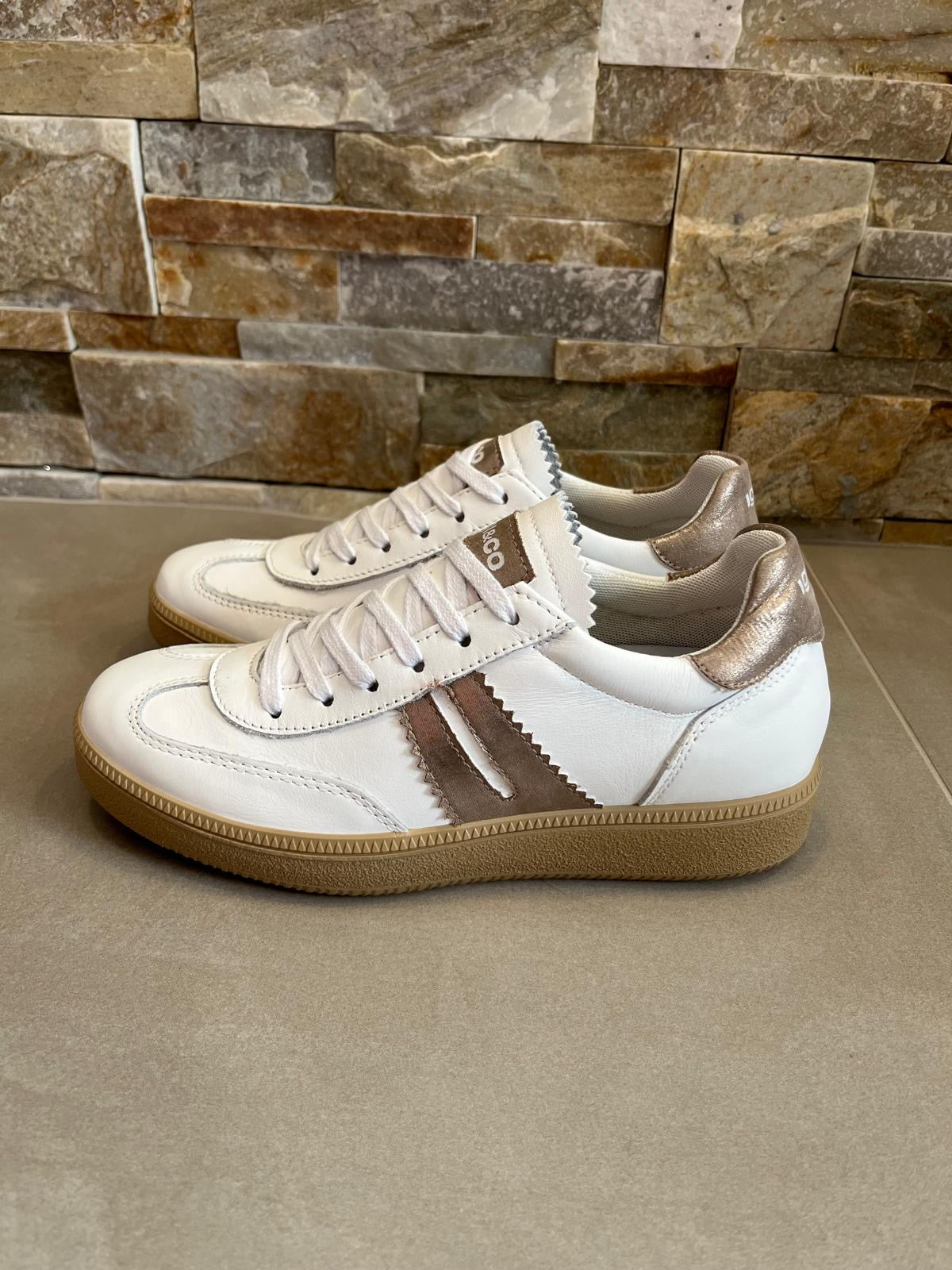 Sneakers donna bianco marrone-IGI&CO - Calzature principe