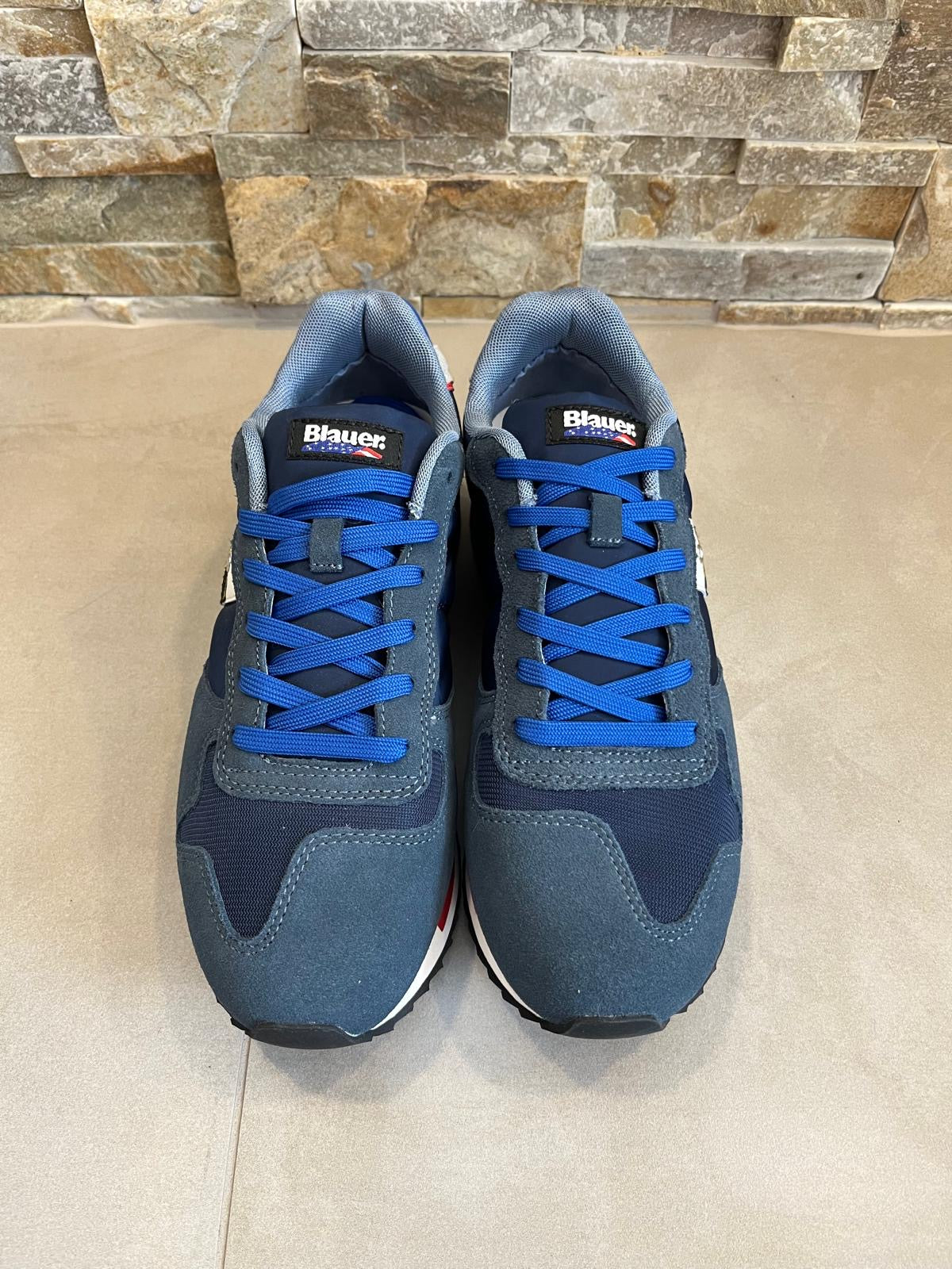 Sneaker uomo blu-BLAUER - Calzature principe