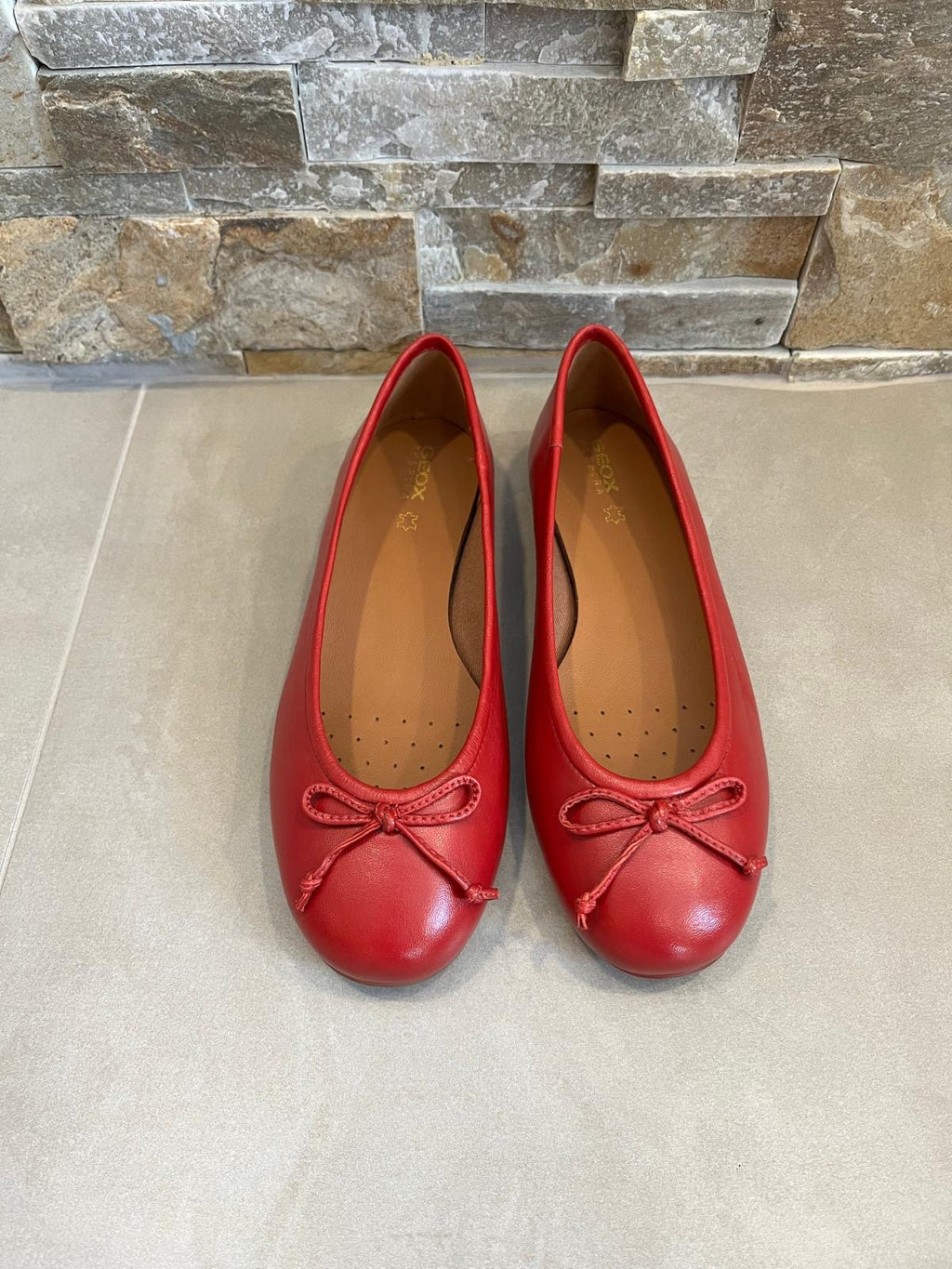 Ballerina rossa donna-GEOX - Calzature principe