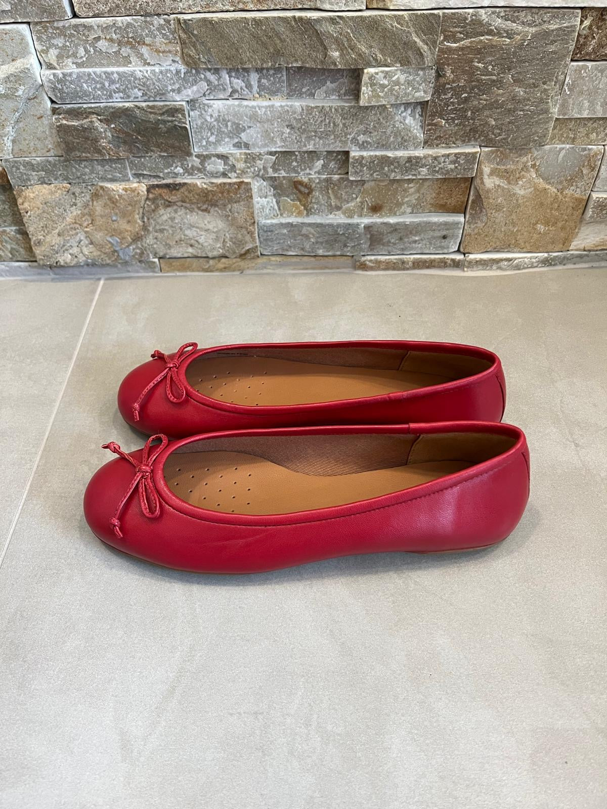 Ballerina rossa donna-GEOX - Calzature principe