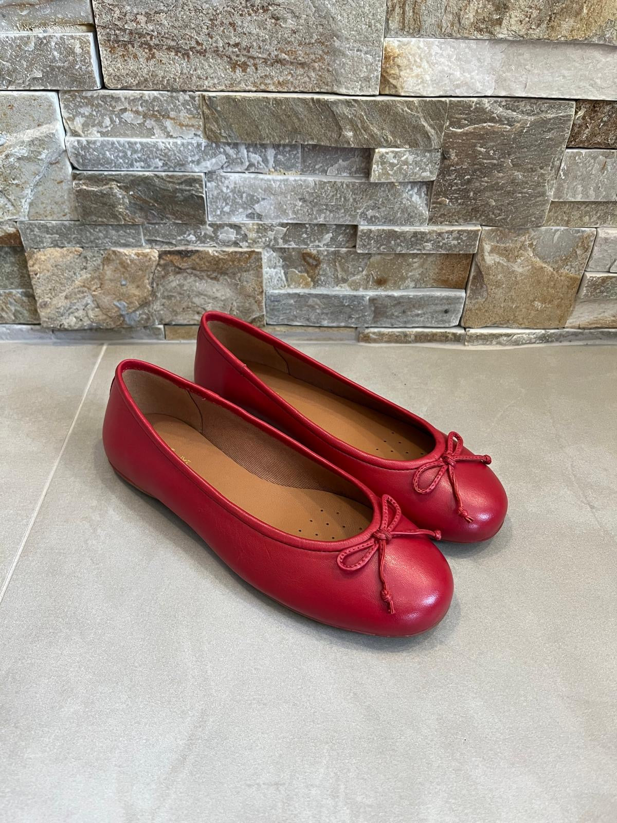 Ballerina rossa donna-GEOX - Calzature principe