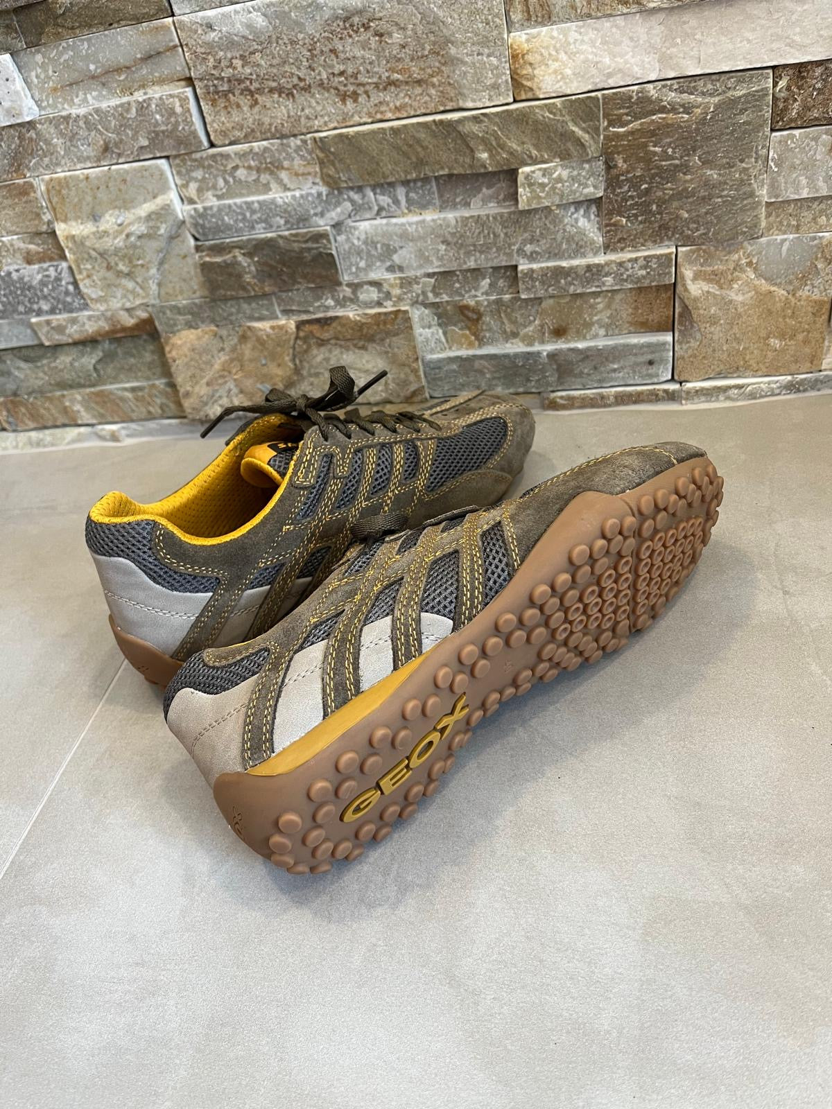 Sneakers uomo marrone-GEOX - Calzature principe