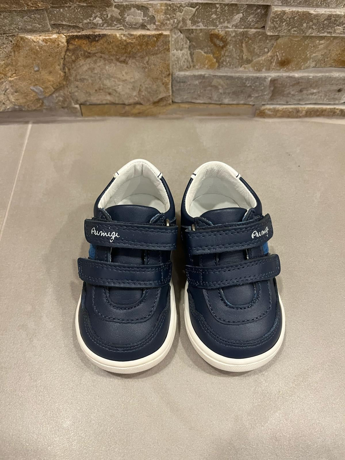 Sneakers bambino blu e bianco-PRIMIGI - Calzature principe