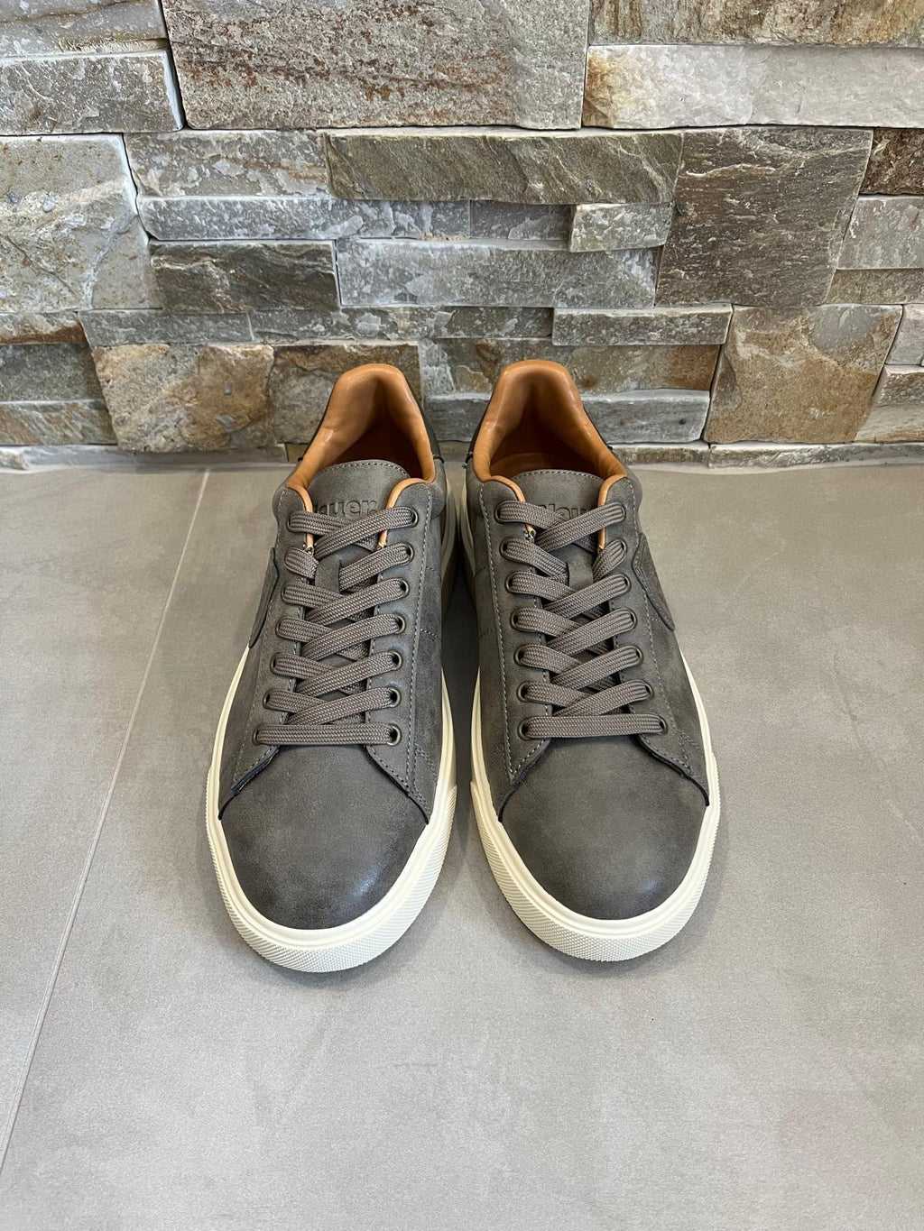 Sneakers uomo grigie-BLAUER - Calzature principe