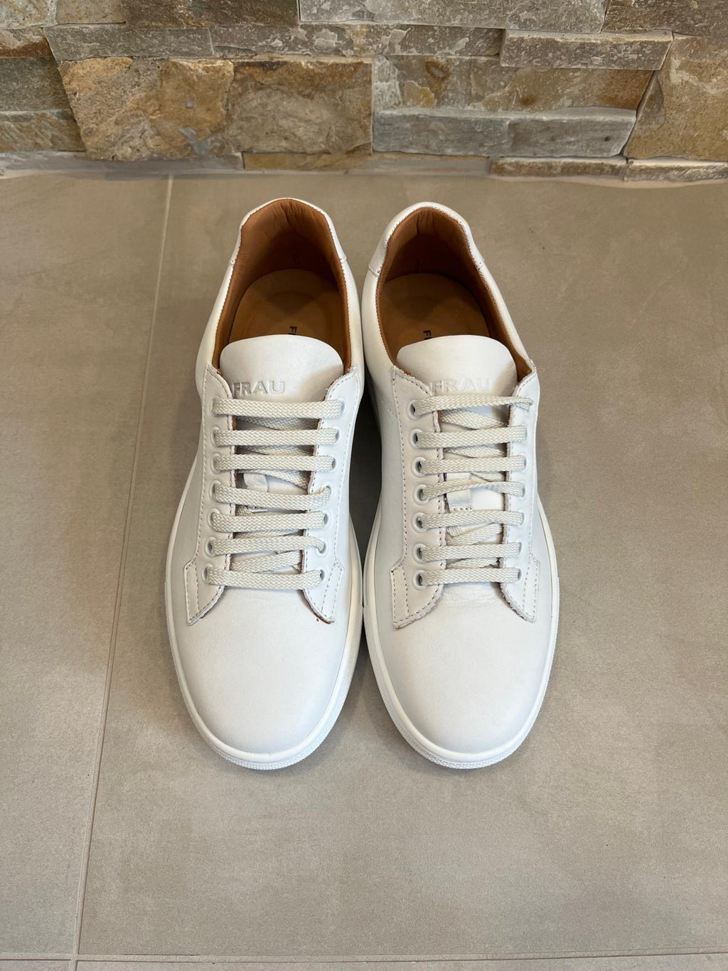 Sneakers uomo bianche-FRAU - Calzature principe