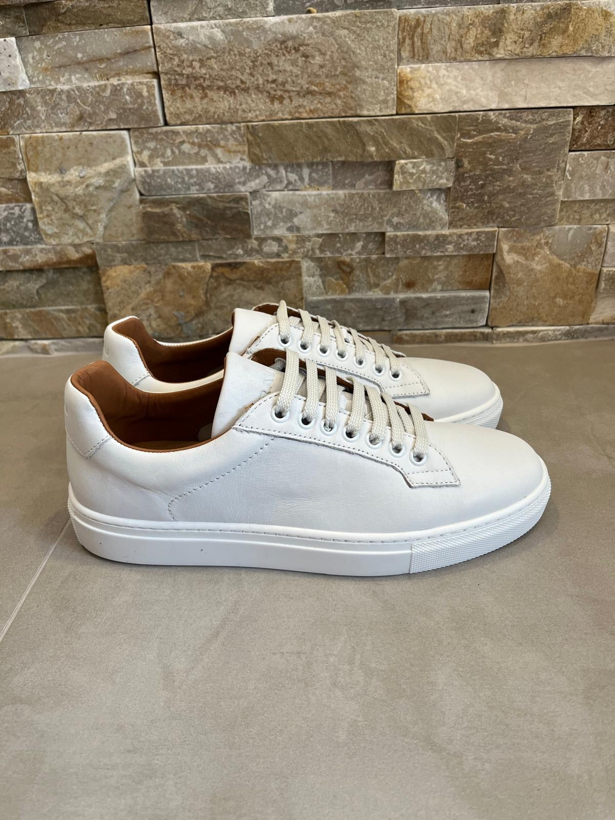 Sneakers uomo bianche-FRAU - Calzature principe