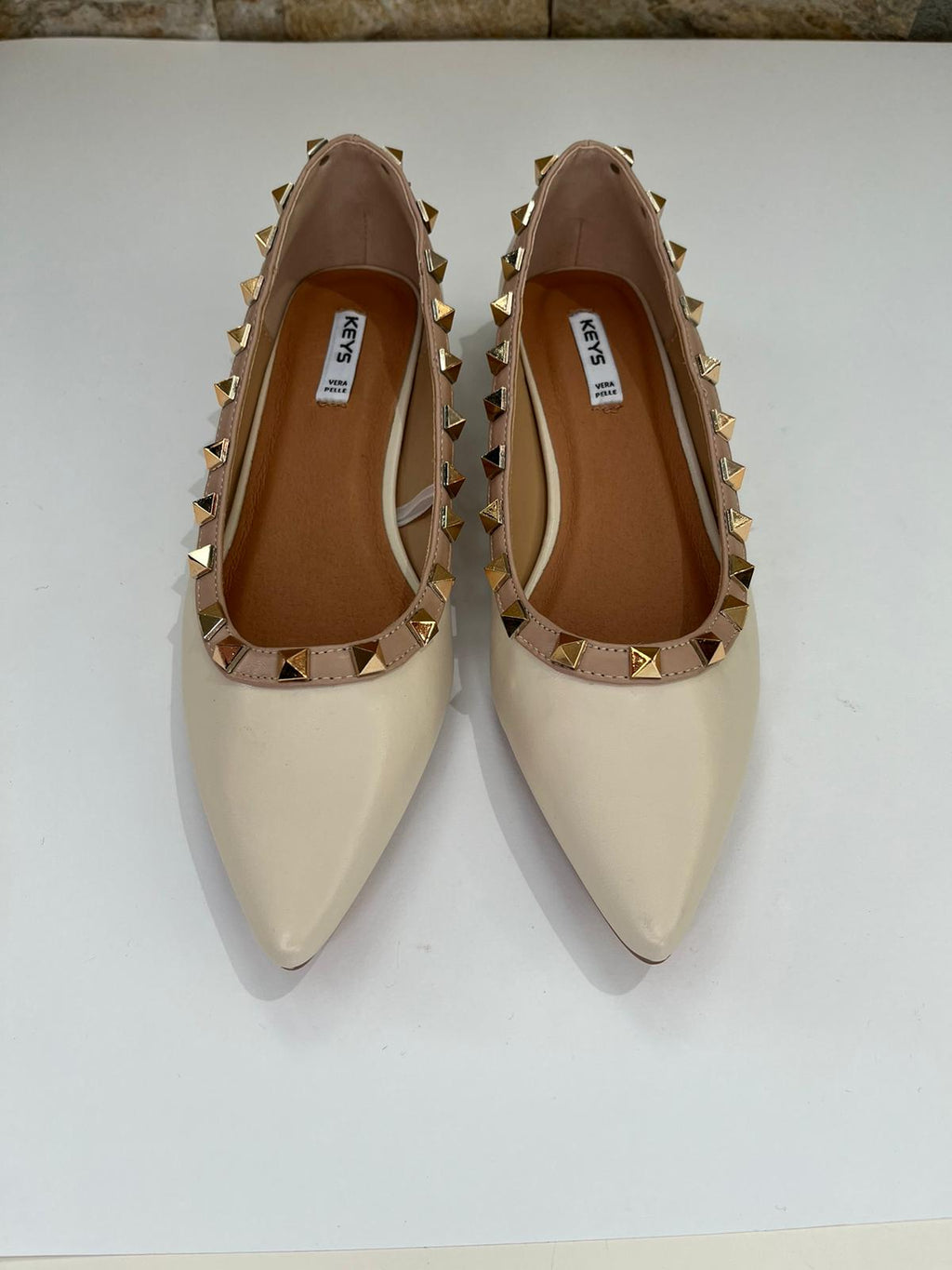 Ballerine con borchie- KEYS - Calzature principe