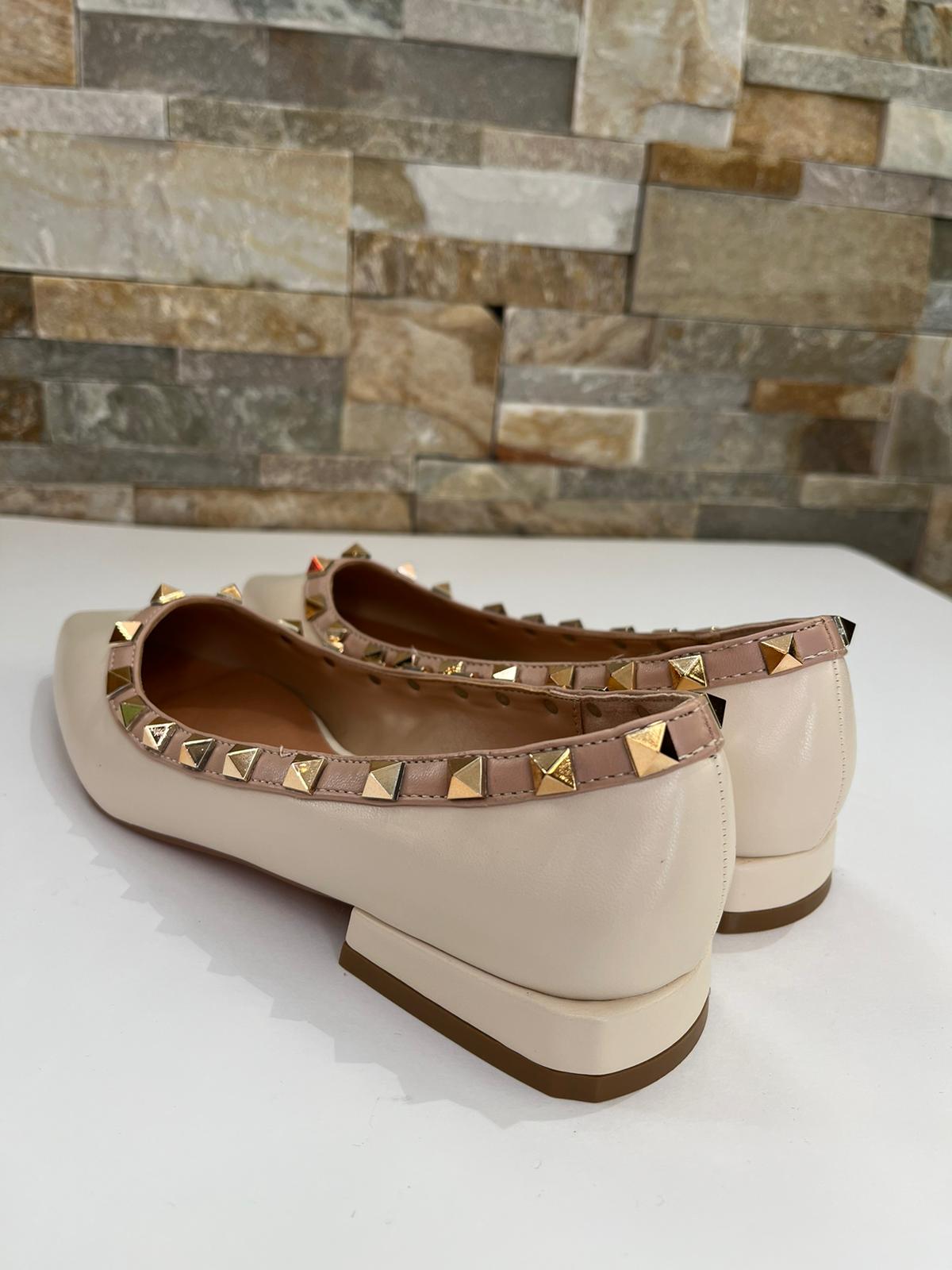 Ballerine con borchie- KEYS - Calzature principe